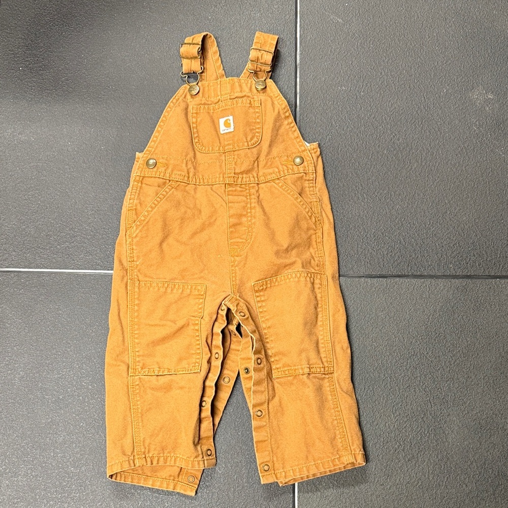 Carhartt Tan Kids Overalls